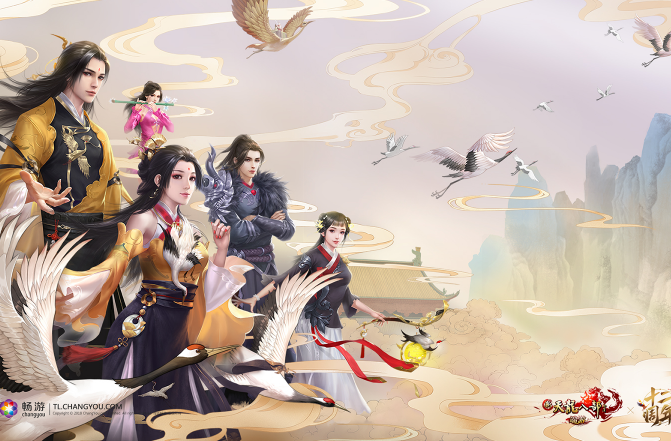 天龙八部sf峨嵋门派PK各门派的操作