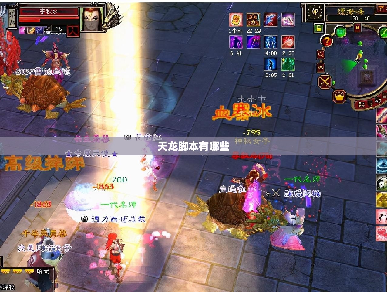 天龙脚本有哪些