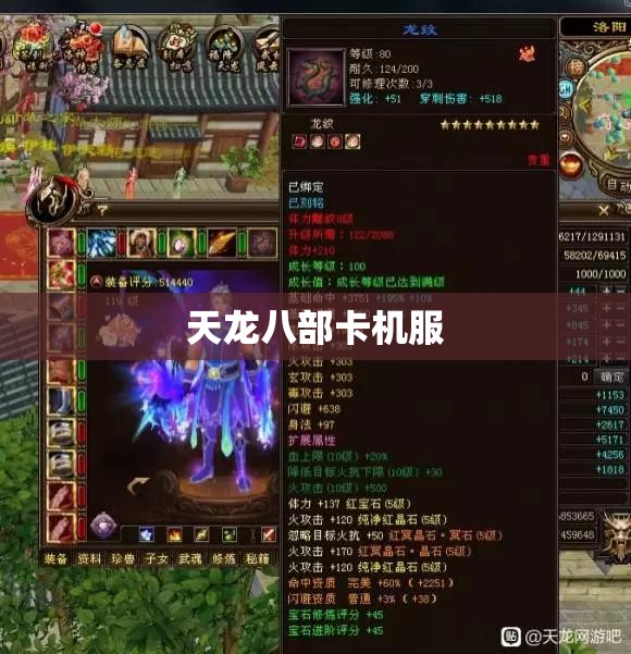 天龙八部卡机服 天龙八部卡机服