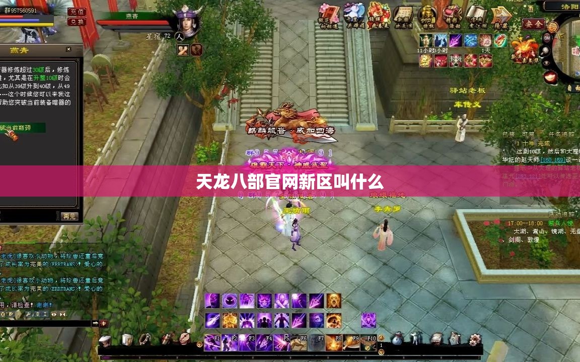 天龙八部官网新区叫什么