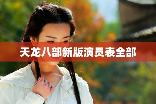 天龙八部新版演员表全部 天龙八部新版演员表全部