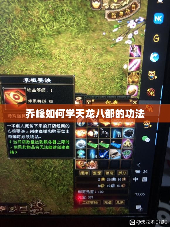 乔峰如何学天龙八部的功法 乔峰如何学天龙八部的功法