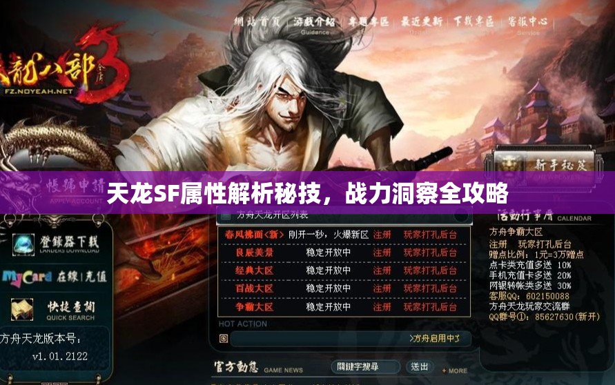 天龙SF属性解析秘技,战力洞察全攻略 天龙SF属性解析秘技,战力洞察全攻略
