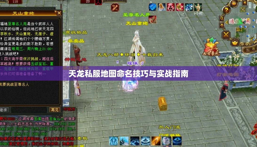 天龙私服地图命名技巧与实战指南 天龙私服地图命名技巧与实战指南