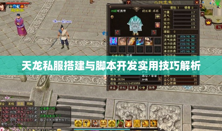 天龙私服搭建与脚本开发实用技巧解析 天龙私服搭建与脚本开发实用技巧解析