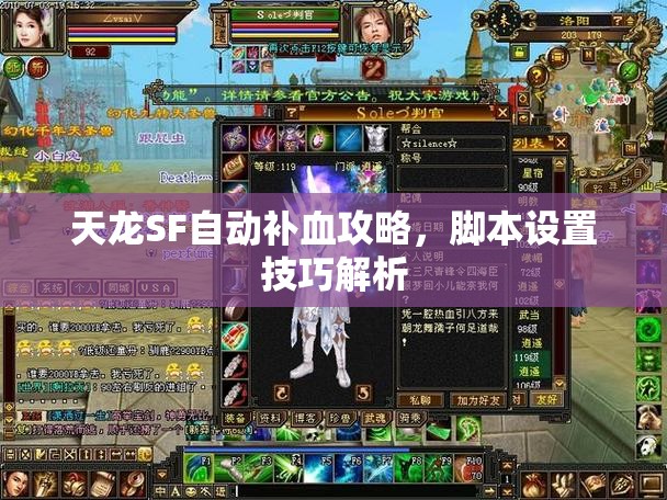 天龙SF自动补血攻略,脚本设置技巧解析 天龙SF自动补血攻略,脚本设置技巧解析
