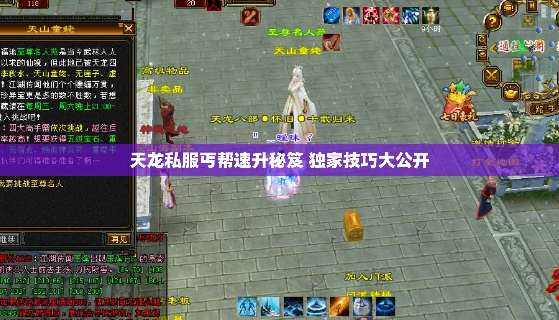 天龙私服丐帮速升秘笈 独家技巧大公开 天龙私服丐帮速升秘笈 独家技巧大公开