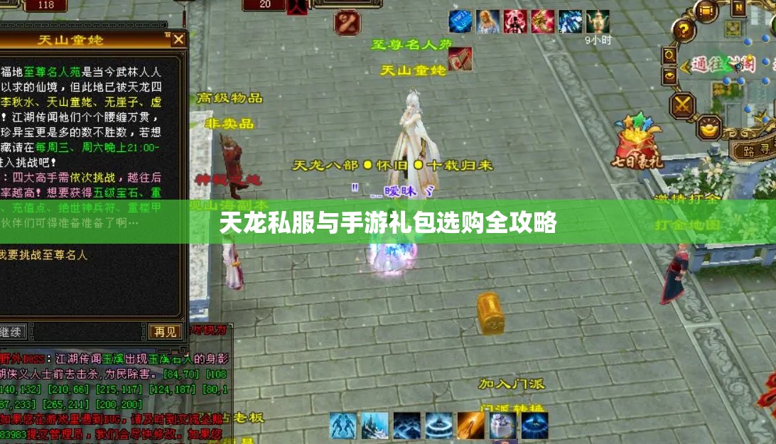 天龙私服与手游礼包选购全攻略 天龙私服与手游礼包选购全攻略