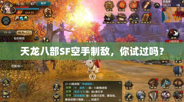 天龙八部SF空手制敌,你试过吗? 天龙八部SF空手制敌,你试过吗?