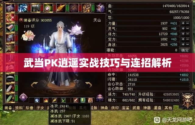 武当PK逍遥实战技巧与连招解析 武当PK逍遥实战技巧与连招解析