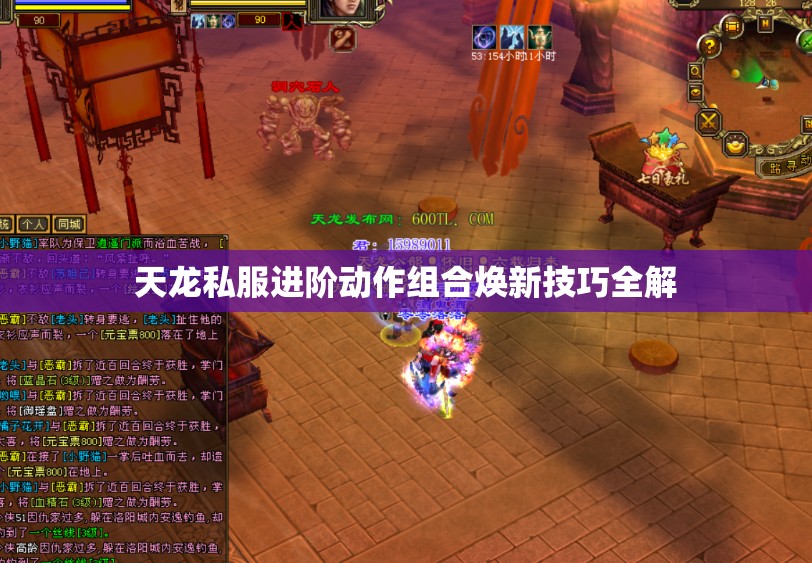 天龙私服进阶动作组合焕新技巧全解 天龙私服进阶动作组合焕新技巧全解