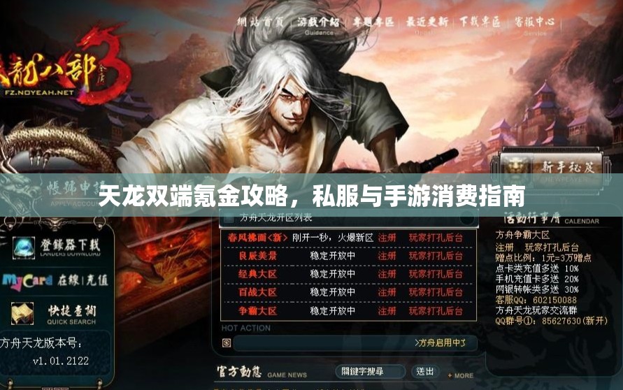 天龙双端氪金攻略,私服与手游消费指南 天龙双端氪金攻略,私服与手游消费指南