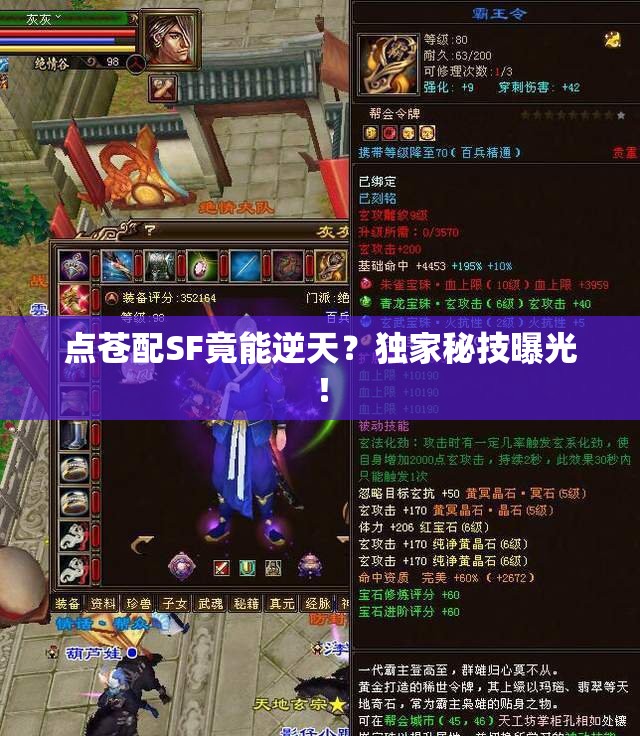 点苍配SF竟能逆天?独家秘技曝光! 点苍配SF竟能逆天?独家秘技曝光!