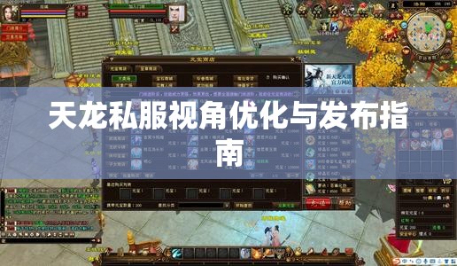 天龙私服视角优化与发布指南 天龙私服视角优化与发布指南