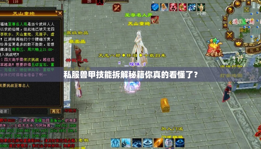 私服兽甲技能拆解秘籍你真的看懂了? 私服兽甲技能拆解秘籍你真的看懂了?