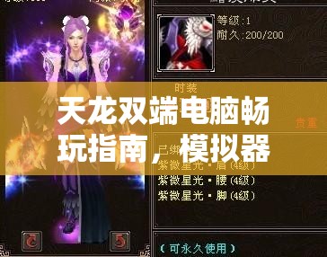 天龙双端电脑畅玩指南,模拟器实战教程 天龙双端电脑畅玩指南,模拟器实战教程