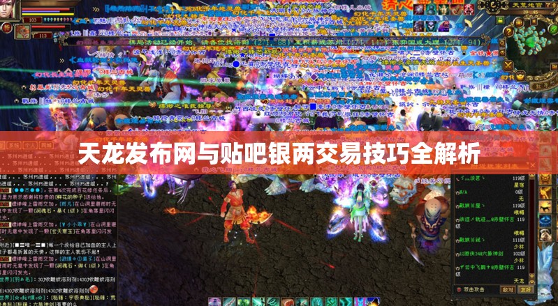 天龙发布网与贴吧银两交易技巧全解析 天龙发布网与贴吧银两交易技巧全解析